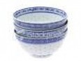 blue rice bowls
