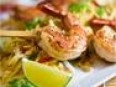 Grilled Shrimp with Green Papaya and Mango Salad